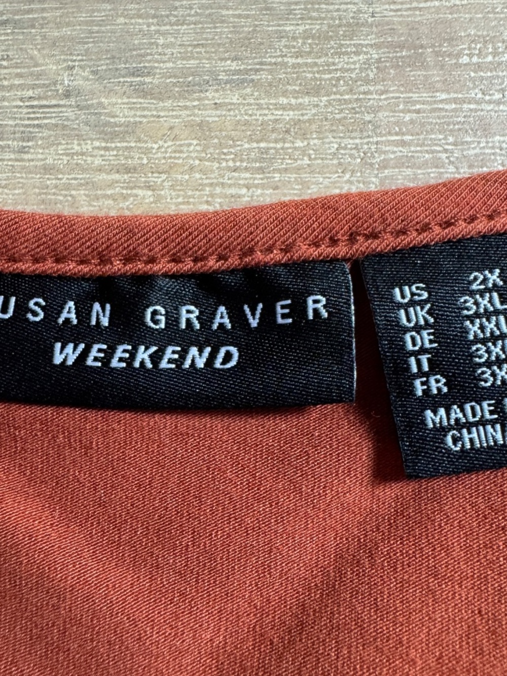 Susan Graver Weekend Essentials Cool Touch Knit Tank Top Size 2X Copper - Picture 3 of 6